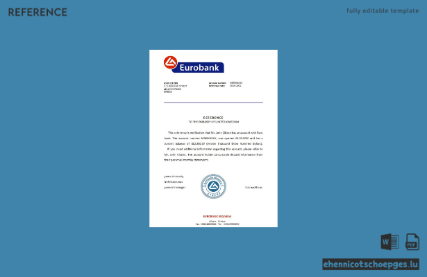 Vorschau der Eurobank-Referenzbeispiele für Griechenland